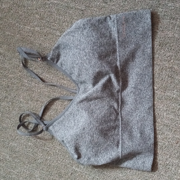 Danskin Gray Racerback Sports Bra *LG* - Picture 1 of 6